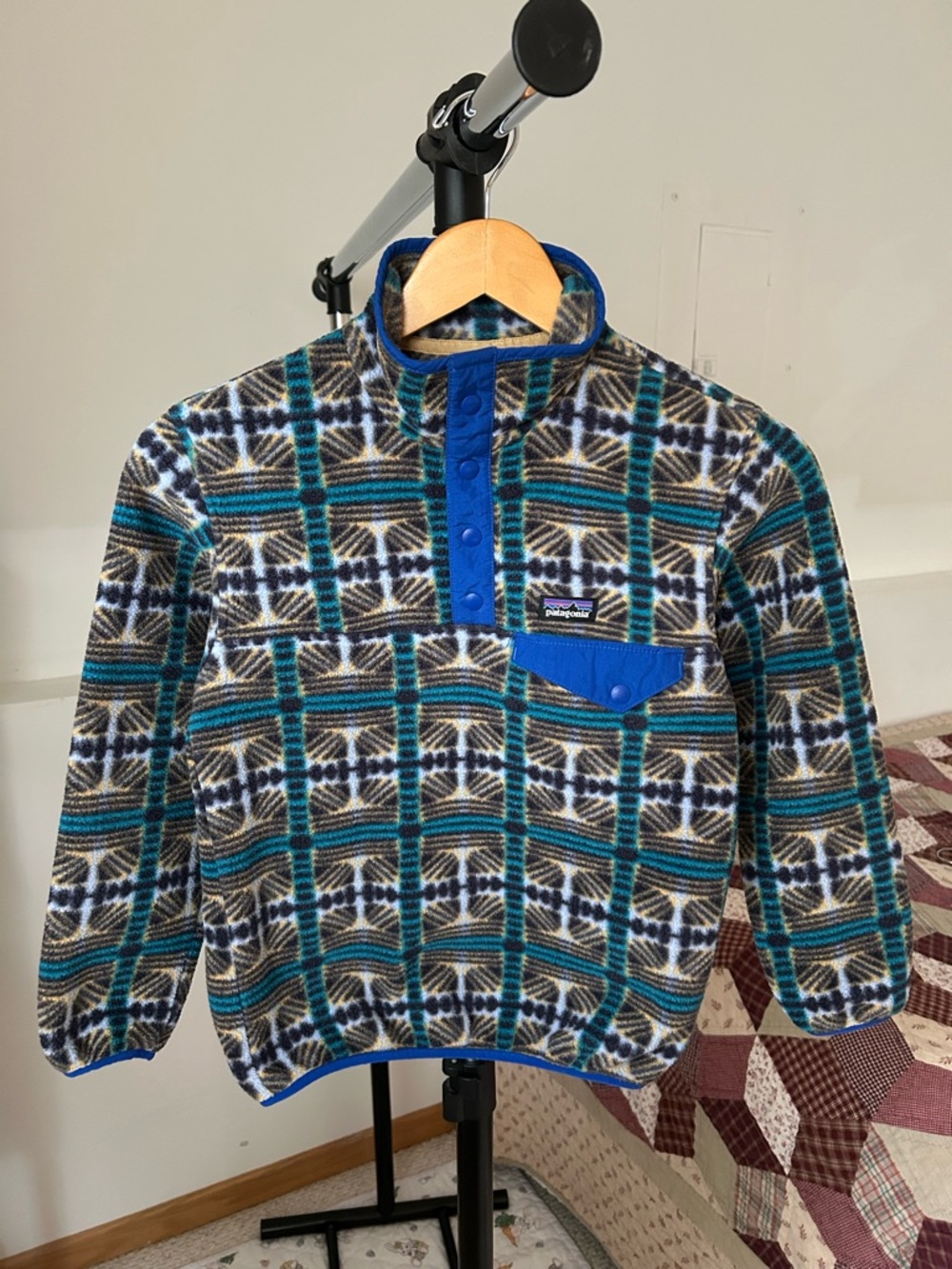 Patagonia Synchilla Fleece Snap Pullover Sweater Jacket
